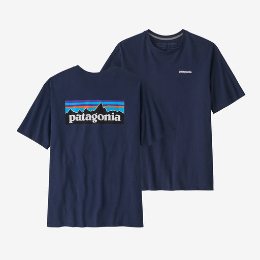 PATAGONIA Men's P-6 Logo Responsibili-Tee Classic Navy