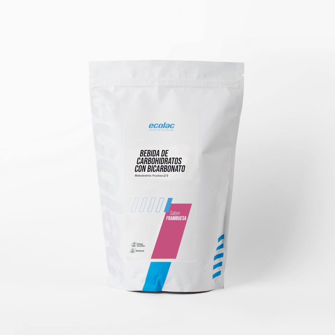 ECOLAC Bebida de carbohidratos con bicarbonato – 1,5Kg Frambuesa