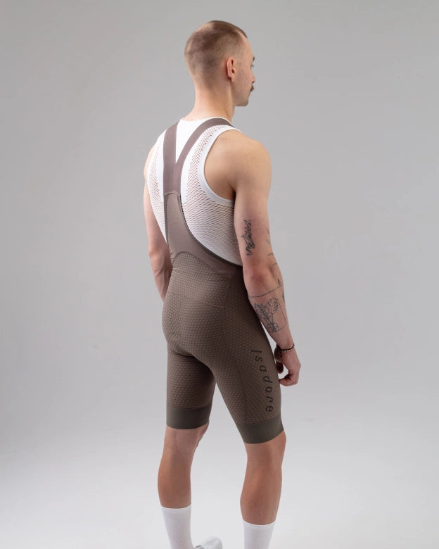 ISADORE Echelon Aero Bib Shorts Major Brown