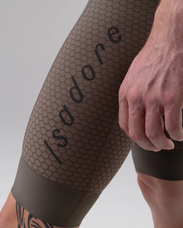 ISADORE Echelon Aero Bib Shorts Major Brown