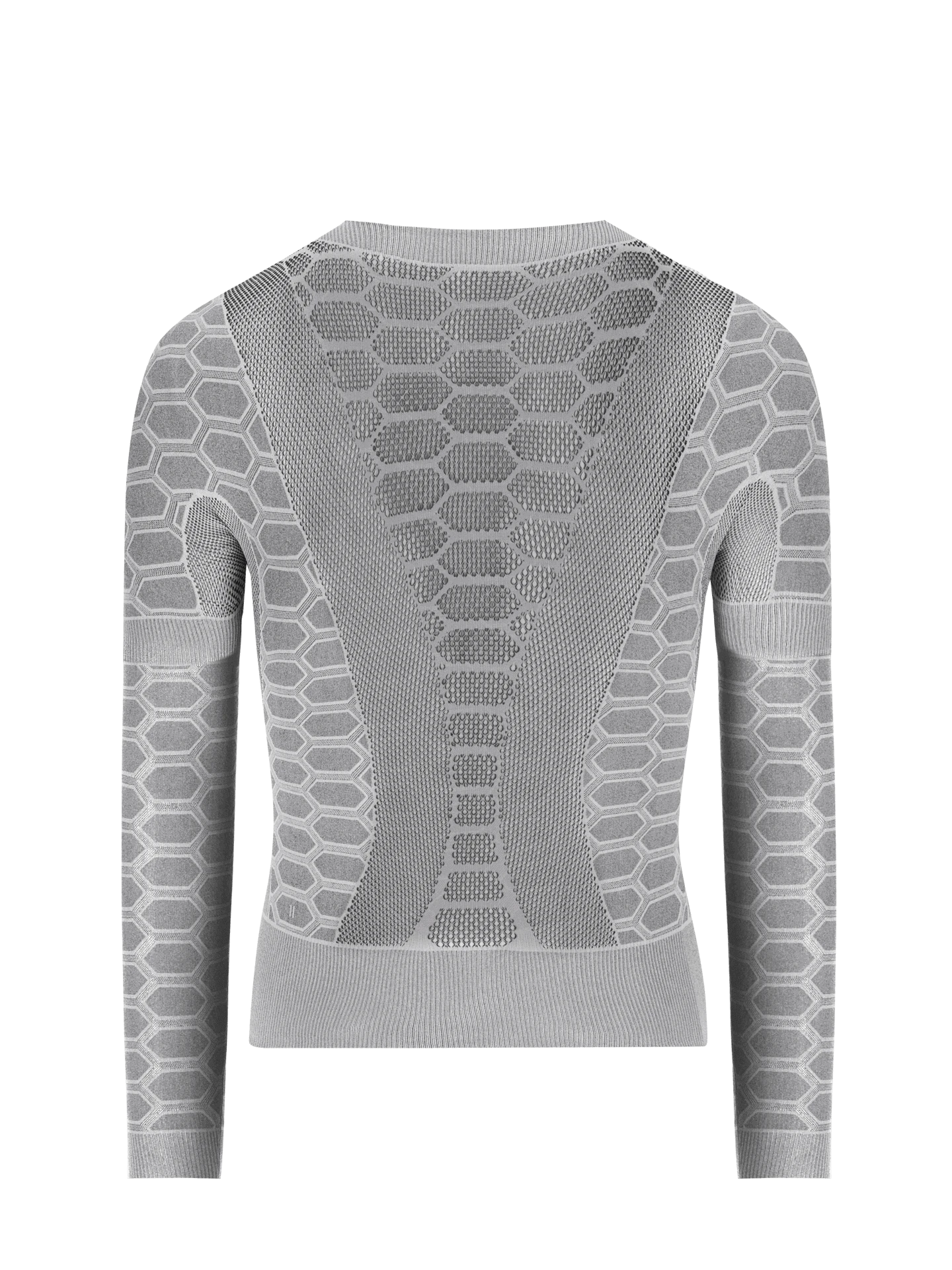 Q36.5 Camiseta Interior 3 Manga Gris Antracita