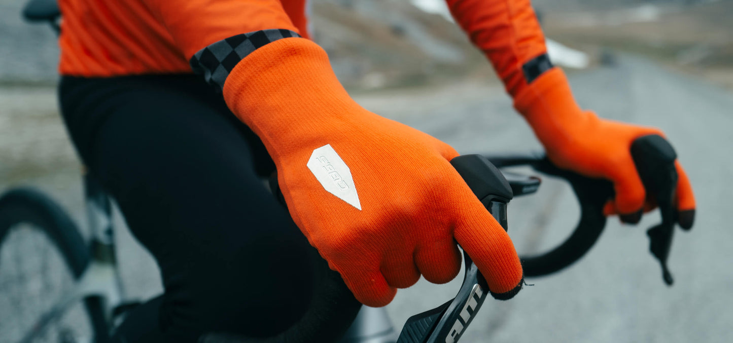 Q36.5 Guantes Invierno Lluvia Poppy Orange