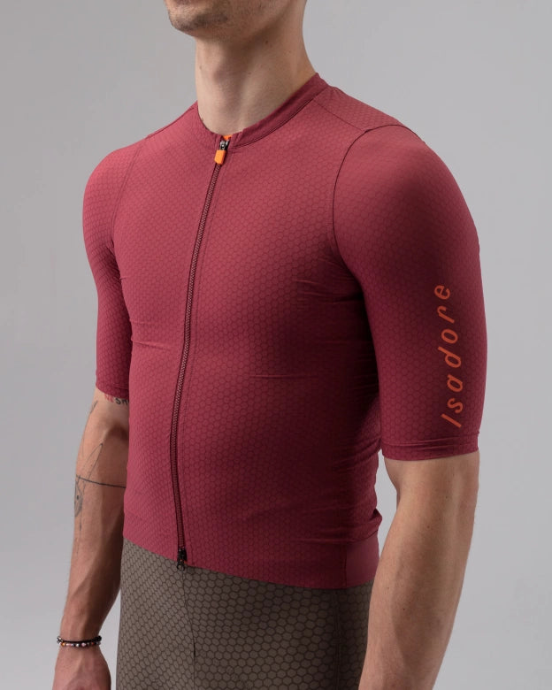 ISADORE Echelon Aero Jersey Earth Red