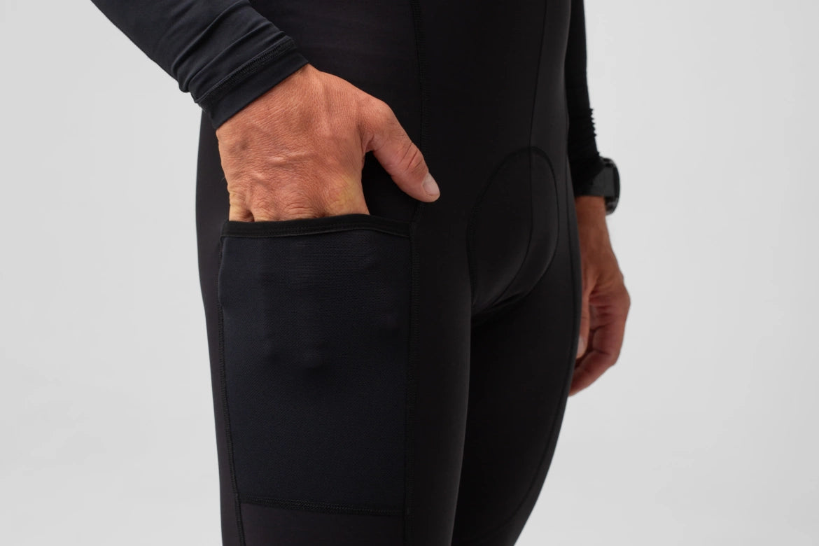 ISADORE SIGNATURE THERMAL TIGHTS Black/Green