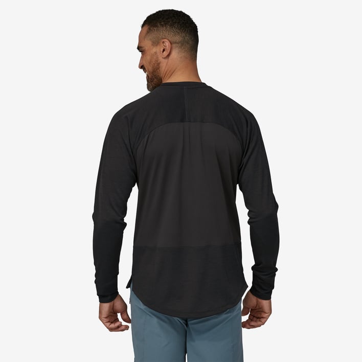 PATAGONIA Men's Long-Sleeved Dirt Craft Jersey Negro Black