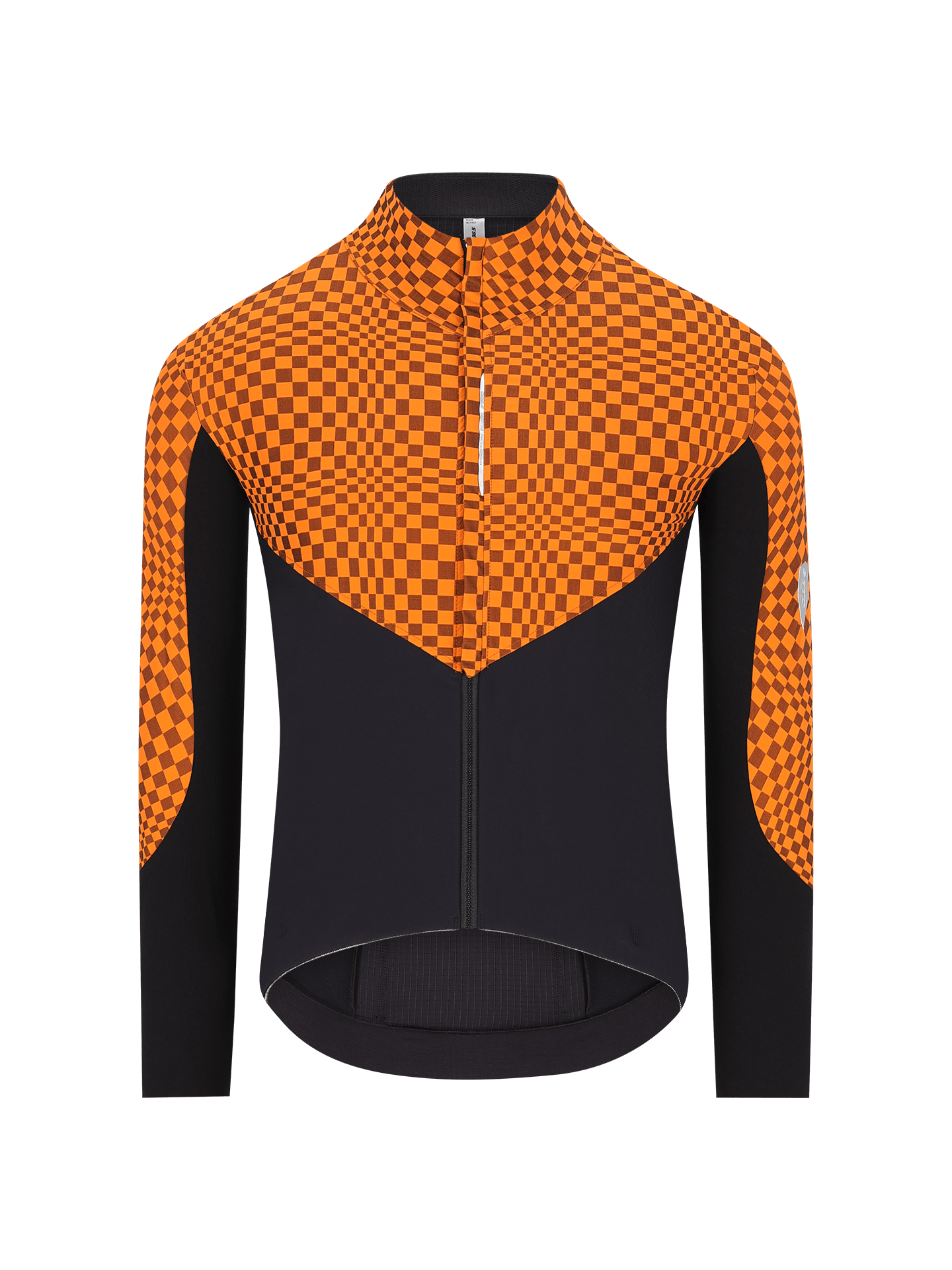 Q36.5 Dottore Hybrid Maillot Manga Larga Check Orange