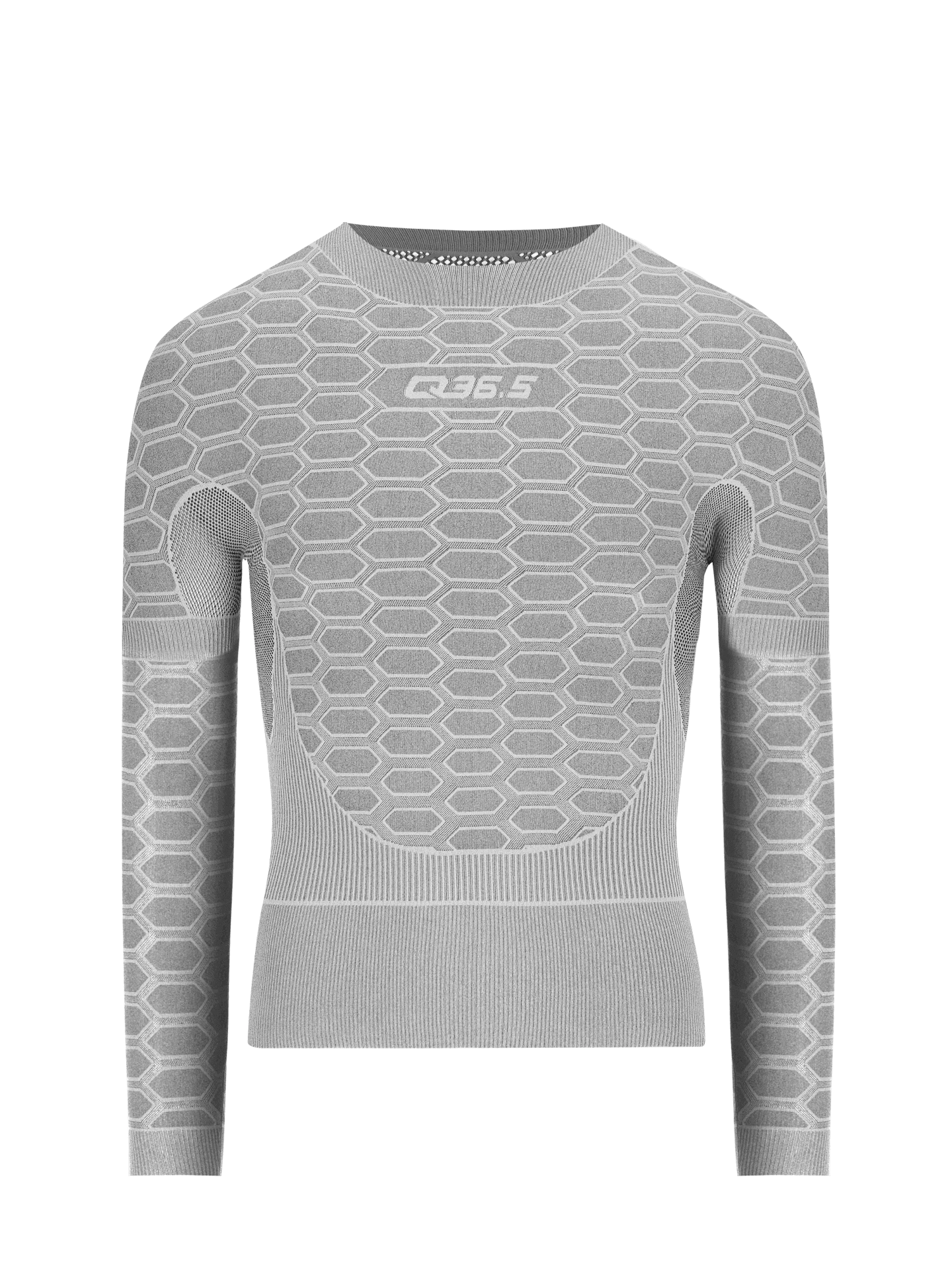 Q36.5 Camiseta Interior 3 Manga Gris Antracita