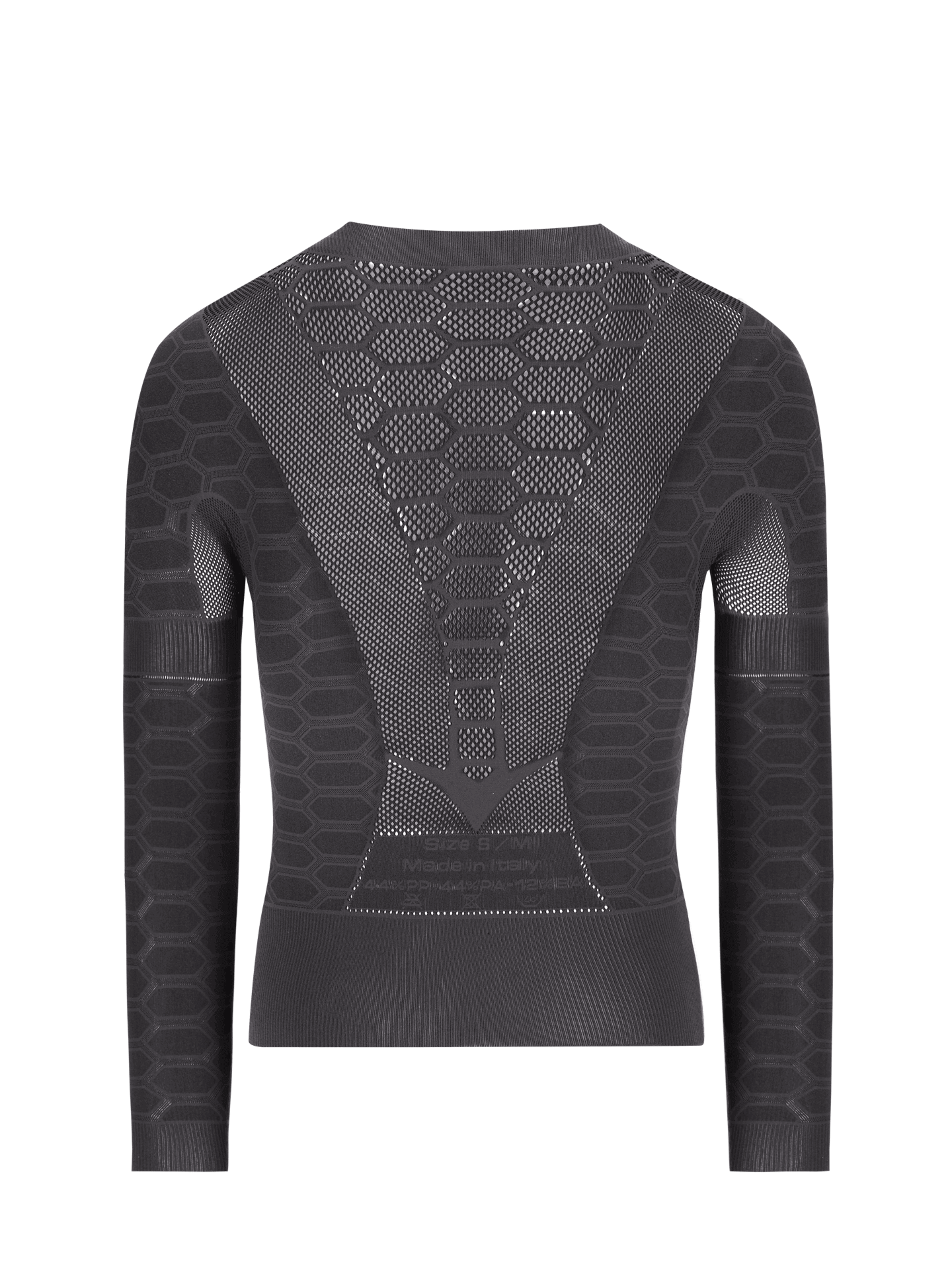 Q36.5 Camiseta Interior 3 Manga Gris Antracita