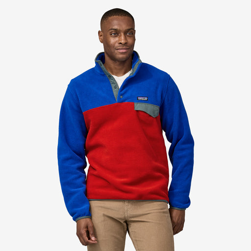 PATAGONIA Men's Lightweight Synchilla® Snap-T® Fleece Pullover Tourning Red