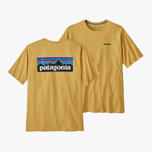 PATAGONIA Men's P-6 Logo Responsibili-Tee Surfboard Yellow