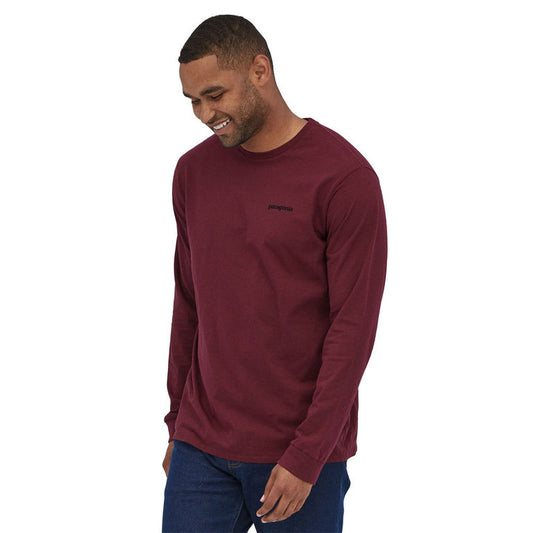 PATAGONIA Men's Long-Sleeved P-6 Logo Responsibili-Tee Sequoia