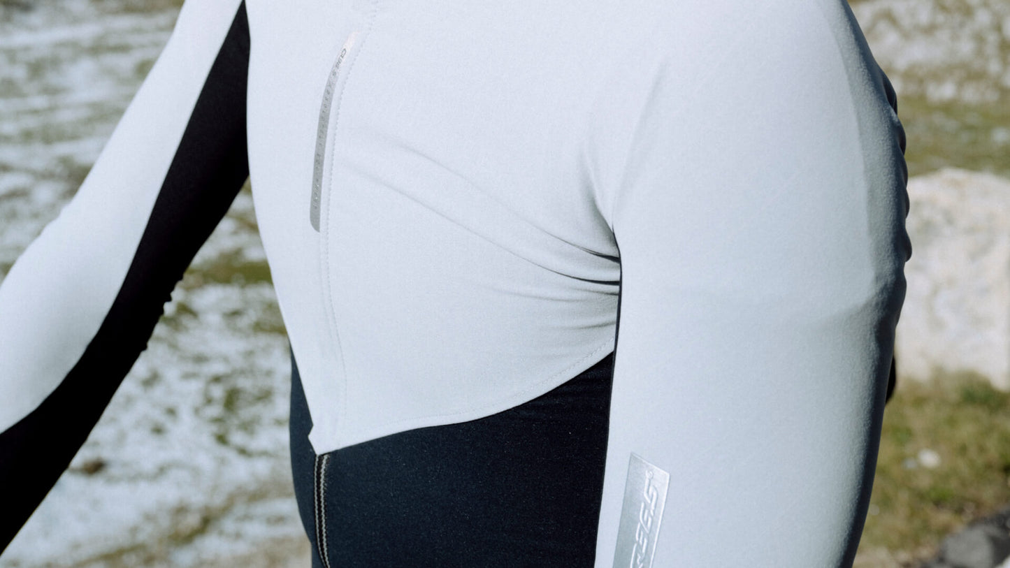 Q36.5 Dottore Hybrid Maillot Manga Larga Ice Grey