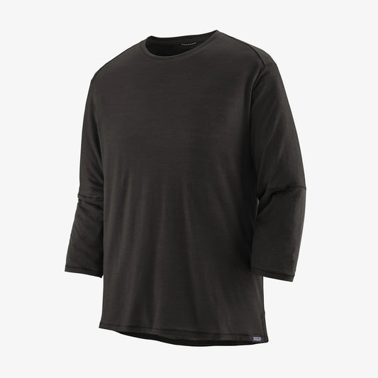 PATAGONIA Men's Merino 3/4-Sleeved Bike Jersey Black