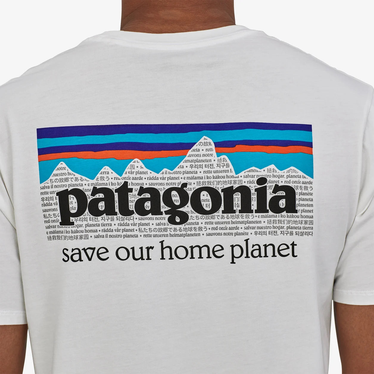 PATAGONIA Men's P-6 Mission Organic T-Shirt White
