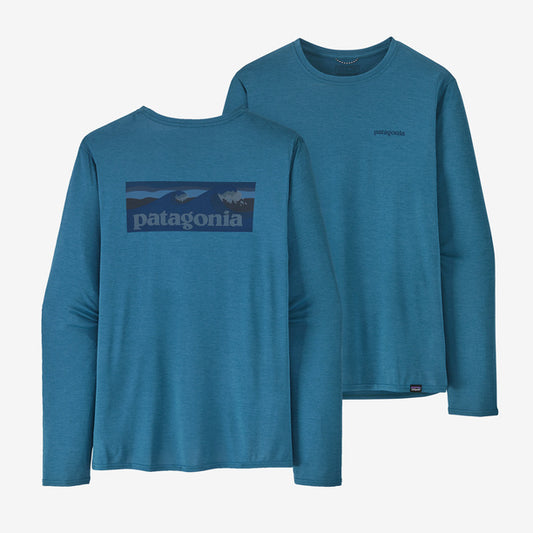 PATAGONIA Men's Long-Sleeved Capilene® Cool Daily Graphic Shirt - Waters