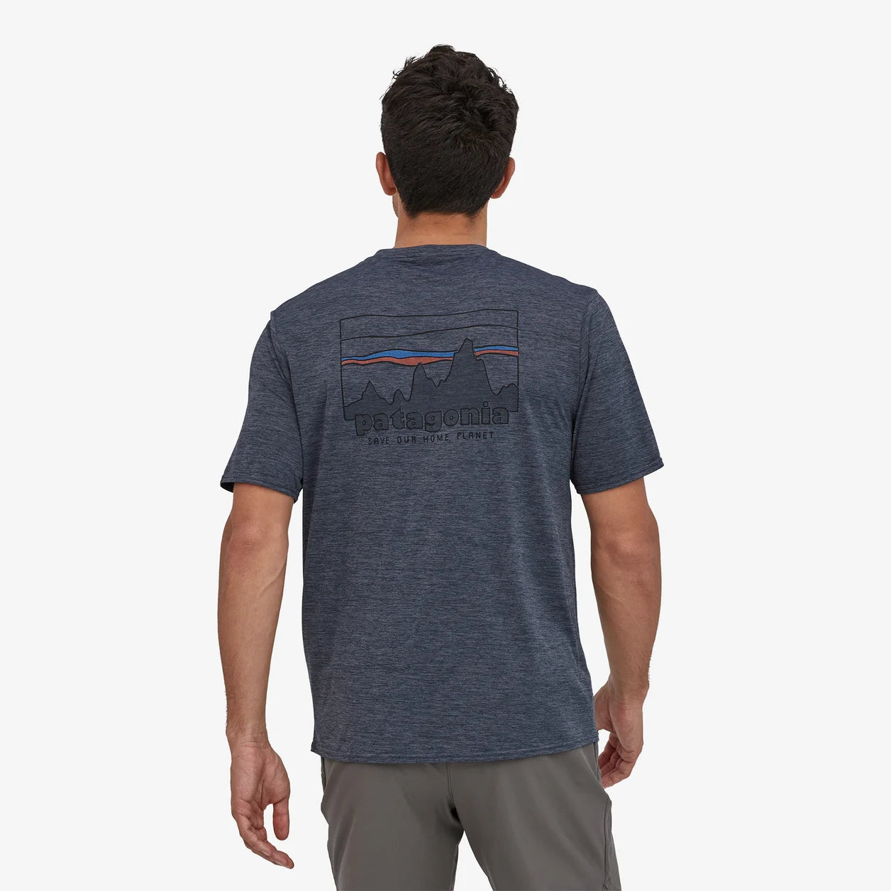 PATAGONIA Men's Capilene® Cool Daily Graphic Shirt Azul Oscuro